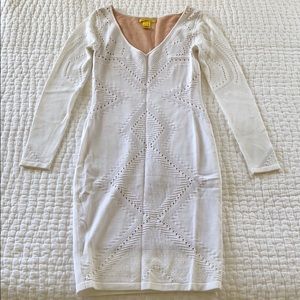 Catherine Malandrino White long-sleeve dress